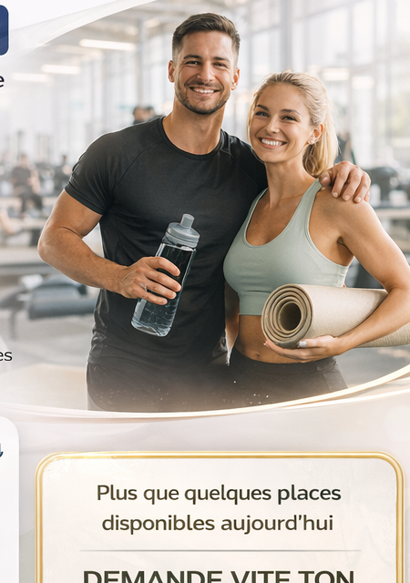 Couple souriant dans le club Carpe Diem Fitness